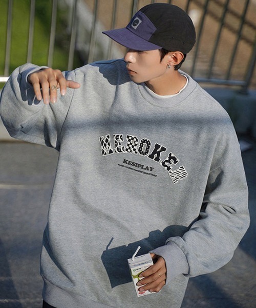 「MGV」 スウェットカットソー LARGE ネイビー メンズ_画像6
