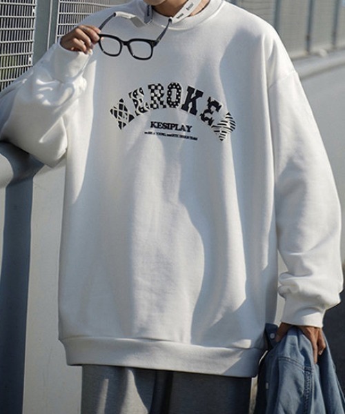 「MGV」 スウェットカットソー LARGE ネイビー メンズ_画像9