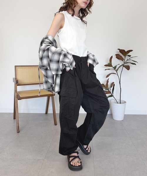 RCD tシャツ 2x2リブボートネックノースリーブ レディース : ZOZOTOWN