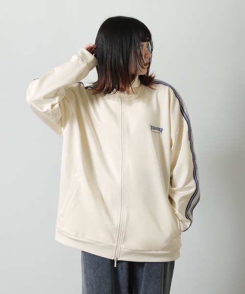 「THRASHER」 ジャージブルゾン X-LARGE ブラック メンズ_画像4