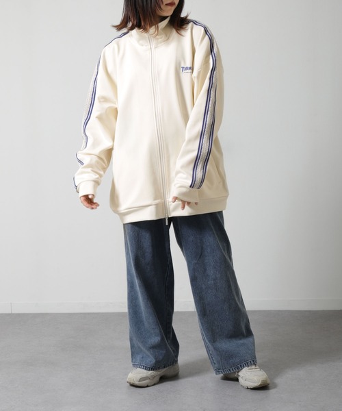 「THRASHER」 ジャージブルゾン X-LARGE ブラック メンズ_画像5