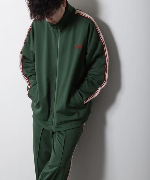 「THRASHER」 ジャージブルゾン X-LARGE ブラック メンズ_画像9