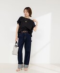 ブラウス シャツ 半袖 「セットアップ対応」ウ...の詳細画像4
