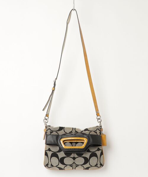 COACH シグネチャー柄　2wayバック COACH（コーチ） シグネチャー柄 2WAYバッグ - ブラック レディース