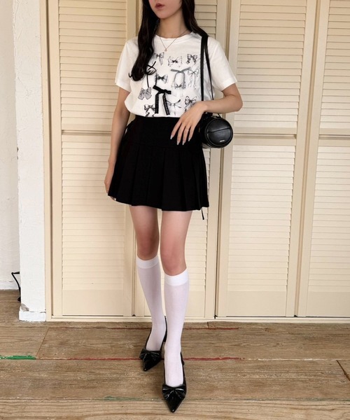 「one after another NICE CLAUP」 キュロット SMALL ブラック レディース_画像5