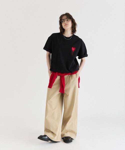 「ONCILY」 半袖Tシャツ MEDIUM ホワイト系その他 メンズ_画像9