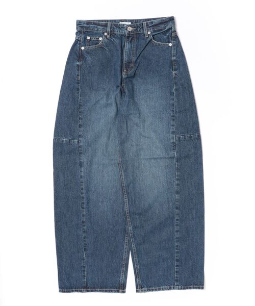 「LOWRYS FARM」 デニムパンツ MEDIUM ブルー レディース_画像2