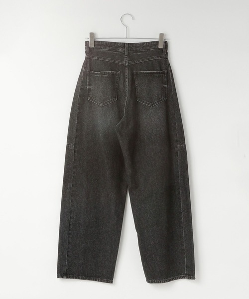 「LOWRYS FARM」 デニムパンツ MEDIUM ブルー レディース_画像4