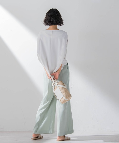 「LAUTREAMONT」 パンツ 11号 ネイビー レディース_画像9