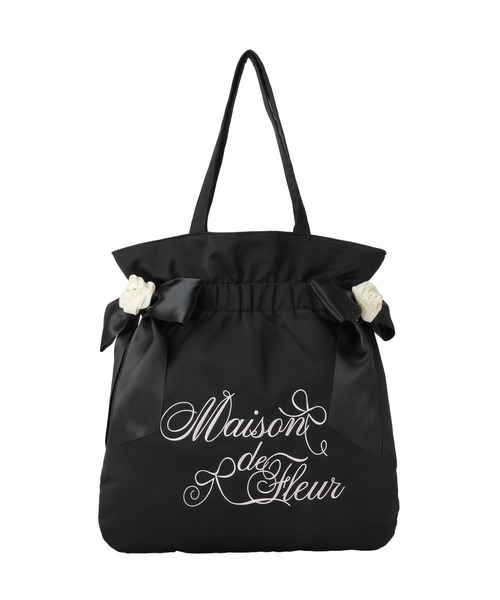 Maison de FLEUR（メゾンドフルール） トートバッグ ローズダブル 