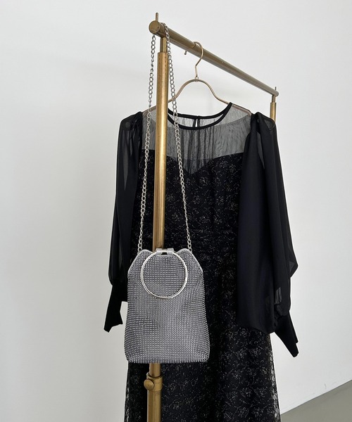 「Dorry Doll」 2WAYバッグ FREE ブラック×シルバー レディース_画像9