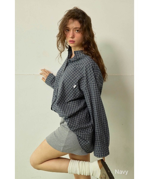 専用です ALEXIA STAM リラックスシャツ 正規品 ALEXIA STAM（アリシアスタン） ブラウス シャツ Relaxed Plaid Shirt