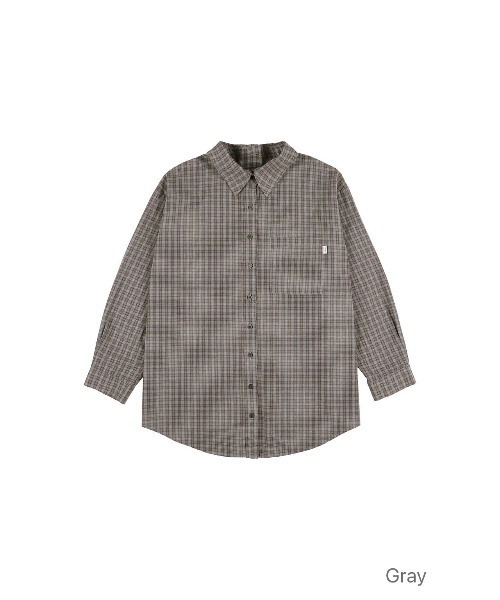 未使用　アリシアスタン　　Relax Shirt ALEXIA STAM（アリシアスタン） ブラウス シャツ Relaxed Plaid Shirt