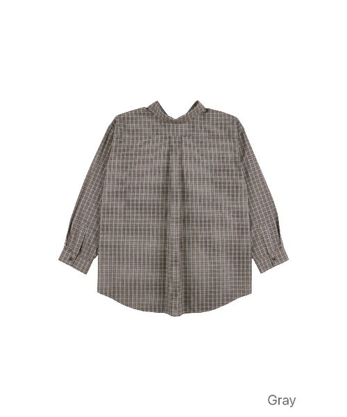 ALEXIA STAM（アリシアスタン） ブラウス シャツ Relaxed Plaid Shirt