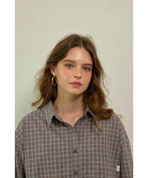 ALEXIA STAM（アリシアスタン） ブラウス シャツ Relaxed Plaid Shirt