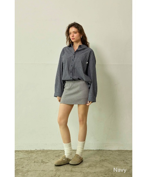 ALEXIA STAM（アリシアスタン） ブラウス シャツ Relaxed Plaid Shirt