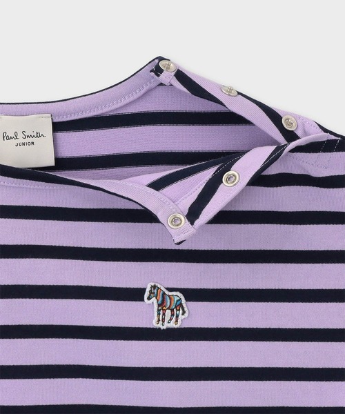 Paul Smith JUNIOR tシャツ ジュニア ゼブラ ”PS Stamp” カットソー