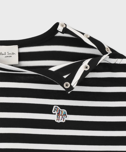Paul Smith JUNIOR tシャツ ジュニア ゼブラ ”PS Stamp” カットソー
