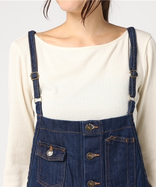 Fashion Letter サロペット オーバーオール ゆるサロペット