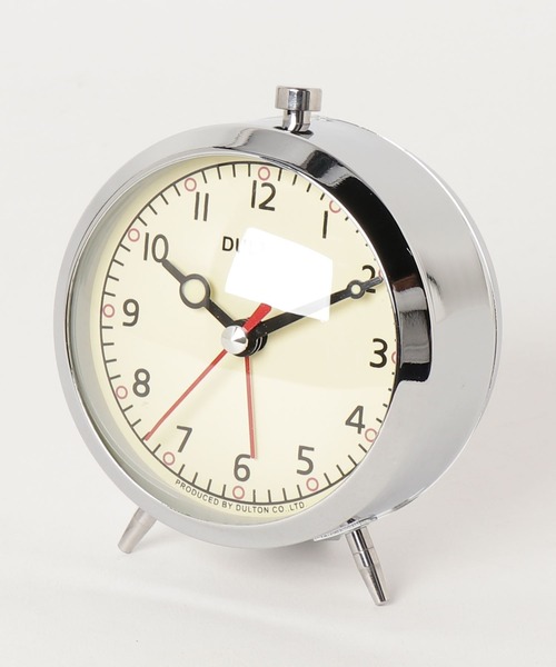 DULTON（ダルトン） 時計 ALARM CLOCK CHROME /目覚まし時計