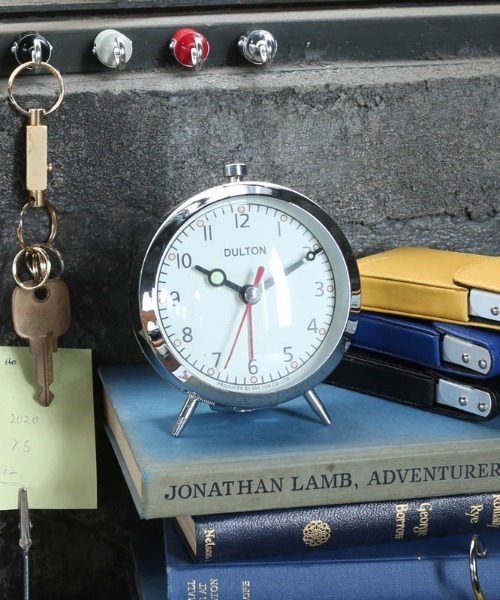 LED ALARM CLOCK DULTON ダルトン置時計 DULTON（ダルトン） 時計 ALARM CLOCK CHROME /目覚まし時計