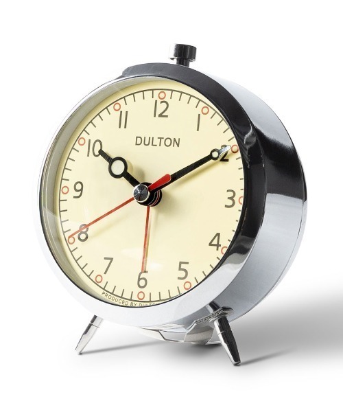 DULTON（ダルトン） 時計 ALARM CLOCK CHROME /目覚まし時計