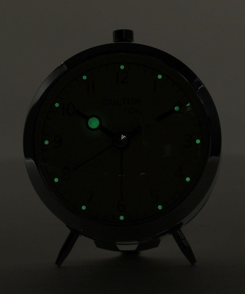 DULTON（ダルトン） 時計 ALARM CLOCK CHROME /目覚まし時計
