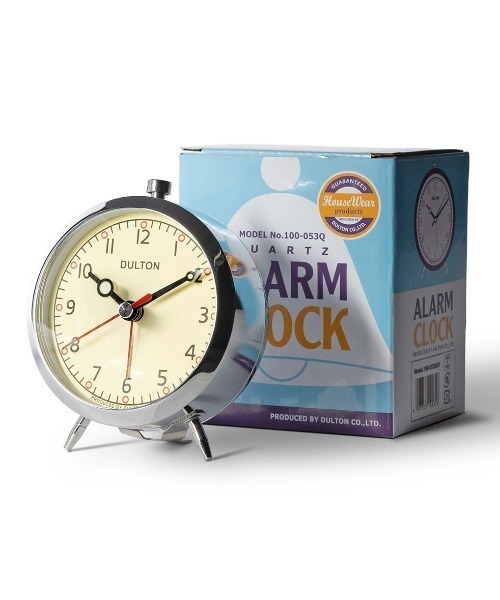 LED ALARM CLOCK DULTON ダルトン置時計 DULTON（ダルトン） 時計 ALARM CLOCK CHROME /目覚まし時計