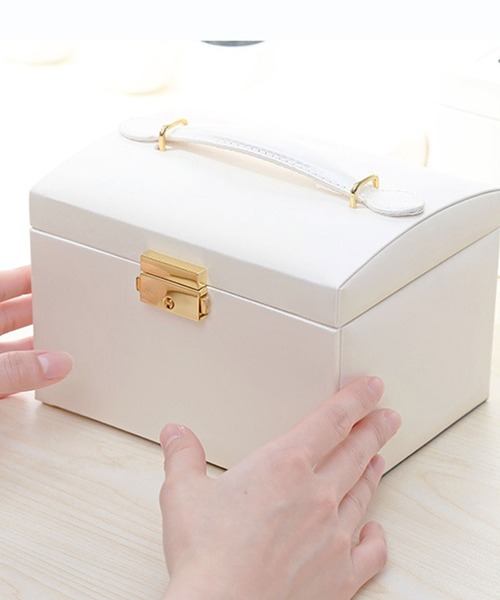 新品未使用♡ aimoha ジュエリーボックス　アクセサリー 収納 大容量 Amazon｜アイモハ アクセサリー 収納 おしゃれ 木製 木 桐