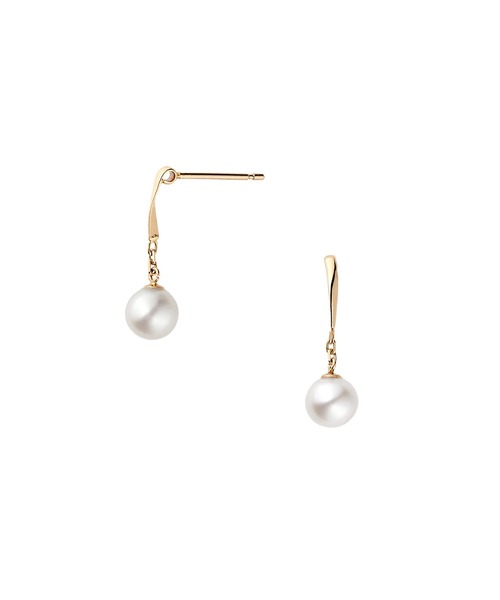 va vendome aoyama ピアス K10イエローゴールド 淡水パールピアス