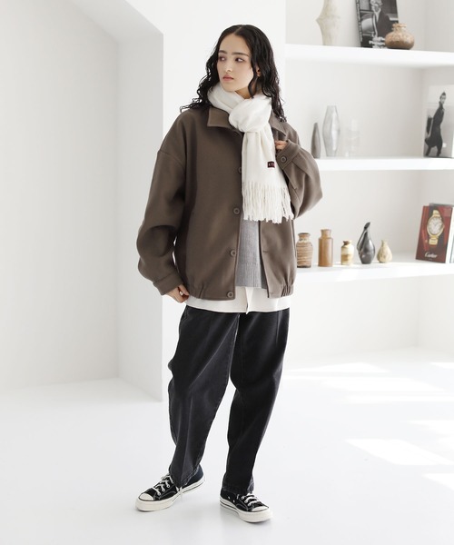 マフラー ボリュームフリンジマフラー メンズ レディース : ZOZOTOWN