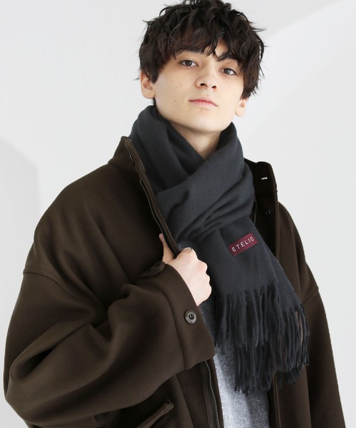 マフラー ボリュームフリンジマフラー メンズ レディース : ZOZOTOWN