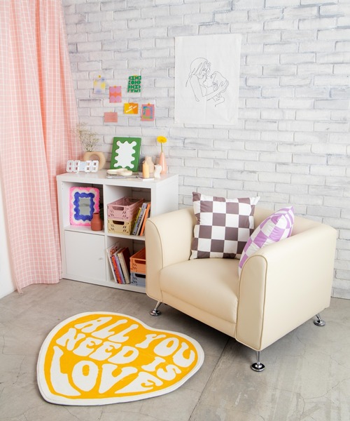 インテリア Wego 一部店舗限定 ハートロゴラグマット Zozotown Yahoo 店 通販 Yahoo ショッピング
