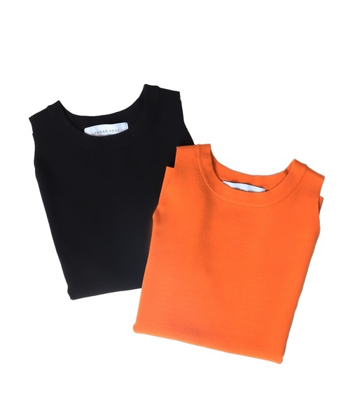 ニット セーター Sugar Rose / knit tank(ニットタンク) レディース