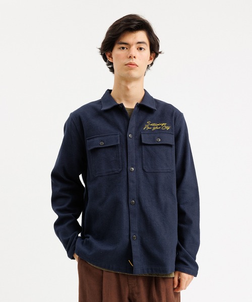 Saturdays New York City Ryan フランネルワークシャツ