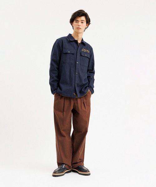Saturdays New York City Ryan フランネルワークシャツ