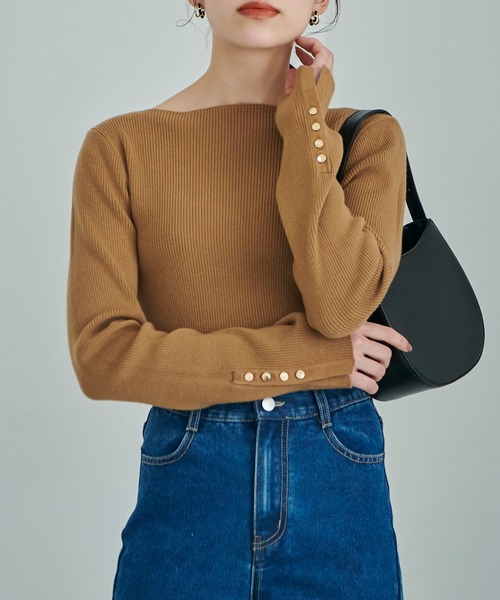 Edit Sheen（エディットシーン） ニット セーター ボートネック