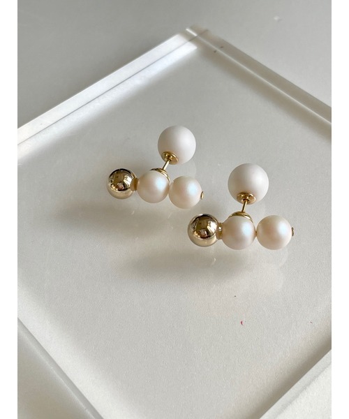 CERCA ピアス 「NoY.ノイ」金属アレルギー対応/ 大人かわいい