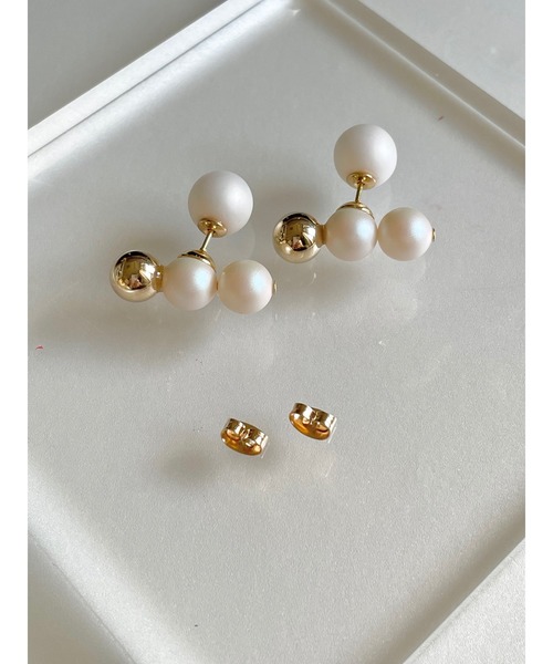 CERCA ピアス 「NoY.ノイ」金属アレルギー対応/ 大人かわいい