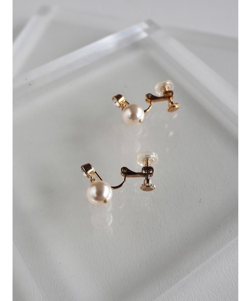 CERCA ピアス 「NoY.ノイ」金属アレルギー対応/ 大人かわいい