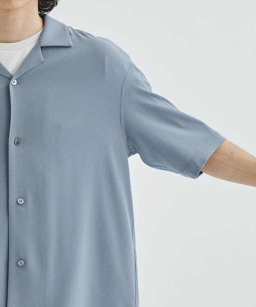 CITY シャツ GEORGETTE OPEN COLLAR SHIRTS S/S メンズ