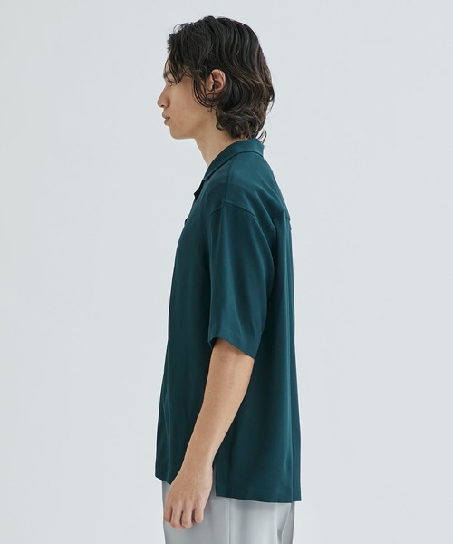 CITY シャツ GEORGETTE OPEN COLLAR SHIRTS S/S メンズ