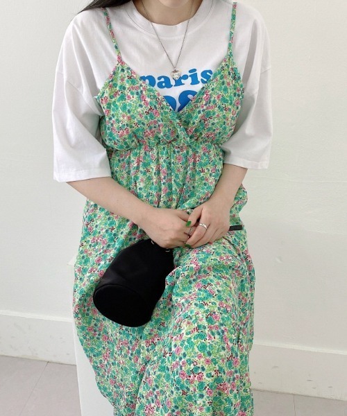N.s ワンピース 花柄キャミワンピース レディース : ZOZOTOWN