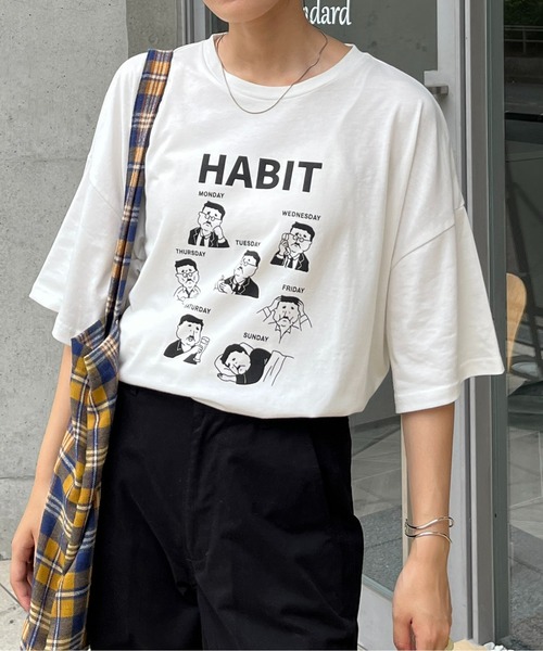 【関税込み】PM Projects SSENSE限定 ベージュ Tシャツ CPCM tシャツ Tシャツ レディース 7daysおじさんビッグTシャツ