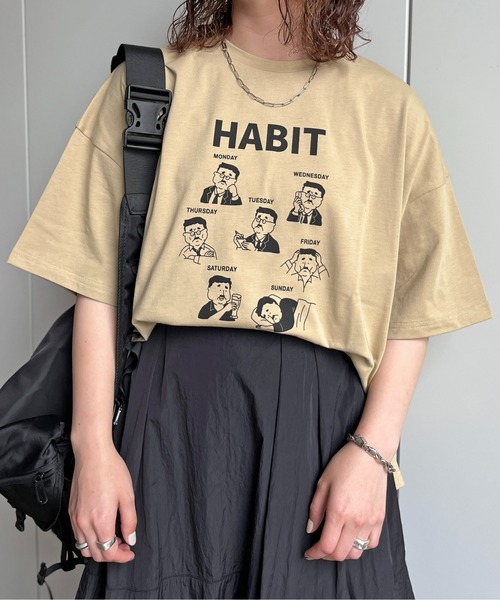 CPCM tシャツ Tシャツ レディース 7daysおじさんビッグTシャツ