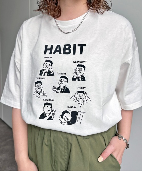 CPCM tシャツ Tシャツ レディース 7daysおじさんビッグTシャツ