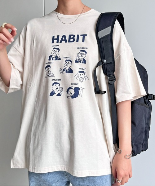 CPCM tシャツ Tシャツ レディース 7daysおじさんビッグTシャツ