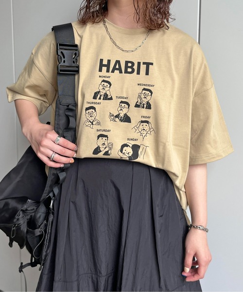 CPCM tシャツ Tシャツ レディース 7daysおじさんビッグTシャツ