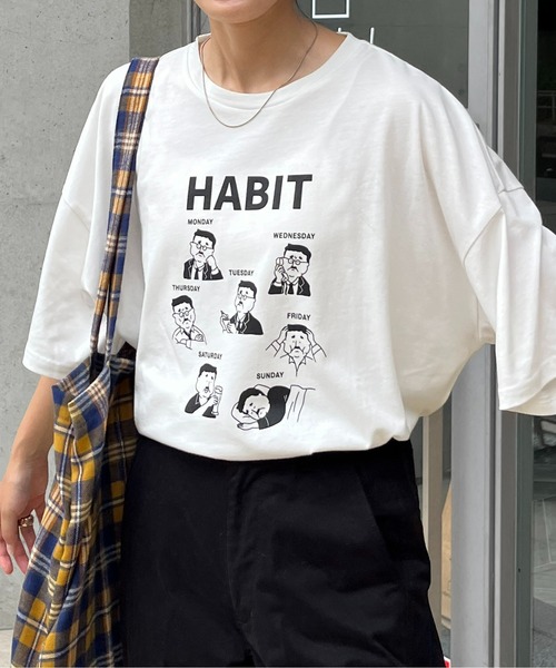 CPCM tシャツ Tシャツ レディース 7daysおじさんビッグTシャツ