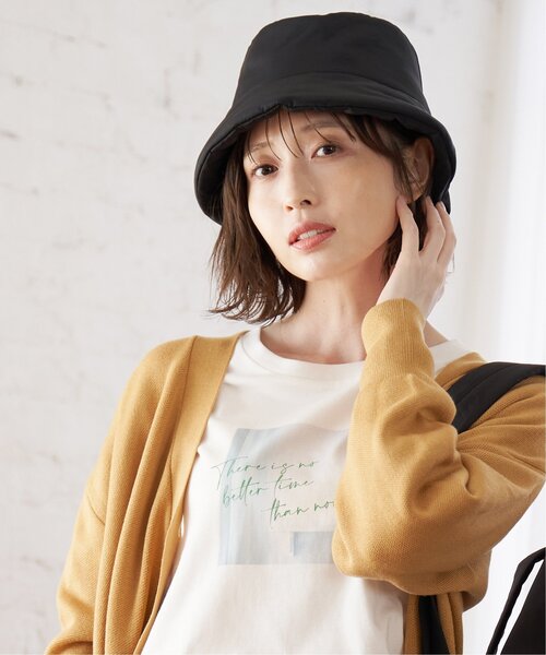ikka（イッカ） 帽子 ハット ナイロンボンディングハット レディース